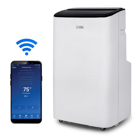 COMMERCIAL COOL 9,000 BTU Portable Air Conditioner with Remote and WiFi Control CCP6JW